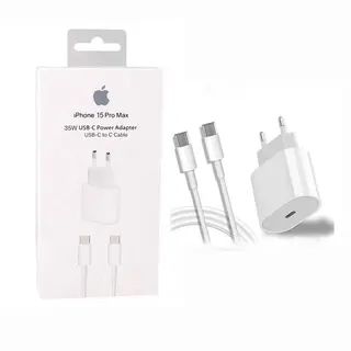 Iphone 15 Pro Max 35w Usb-c Power Adapter Usb-c To C Cable