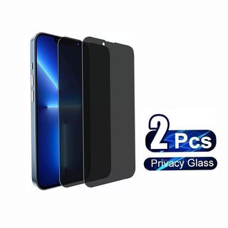 2pcs Full Cover Privacy Screen Protector For Iphone 15 Plus 2 ცალი