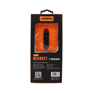 არსონის ბრენდის Bluetooth ყურსასმენი მოდელი Mx-1  (შავი)
