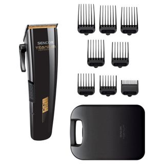 Sencor Shp 8400bk Hair Clipper, Charge -2 H, Blade Width 46 Mm,cleaning Brush, 8 Exchangeable Height Attachments, 174 × 52 × 32 (98888)
