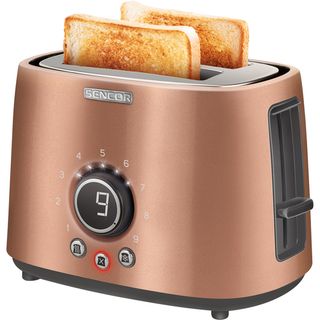 Sts 6056gd Toaster, 2 Slots For Making Two Slices (length 135 Mm), Premium Metallic Design, 9 Toasting Intensity Levels, Power Input: 1,000w, 2 (129734)