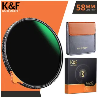 Ფილტრი K&f Concept 58mm Slim Nano-x, Nd2-nd400