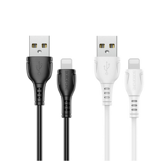 Borofone Bx51 Usb Lightning Კაბელი Შავი
