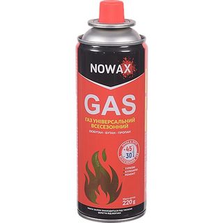 Газовий картридж Nowax універсальний всесезонний 220g GAS NX40750