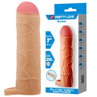 Pretty Love Extended Series Extensor de Penis Flesh, 2.5cm