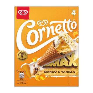 Cornetto Max Mango 4x90ml