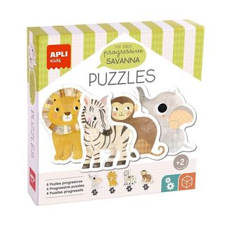 My first progressive Puzzle - Les Animaux de la Savane