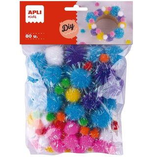 Pompons Pastels Brillants