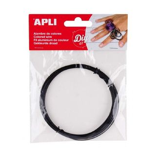 Fils métallique noir 1,5 mm x 5 m