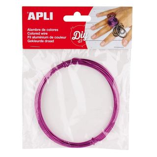 Fils métallique rose 1,5 mm x 5 m