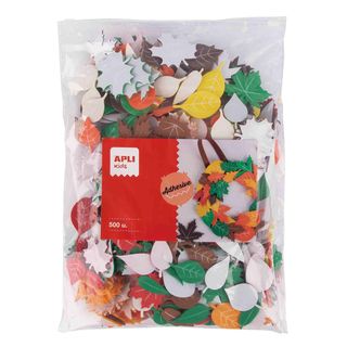Feuilles d'arbres adhésives en mousse EVA - 500 u.