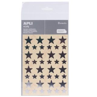 Stickers étoiles Argent Métallisés