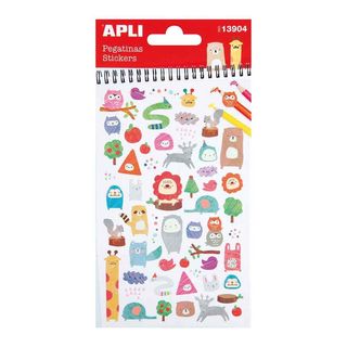 Stickers Animaux Colorés