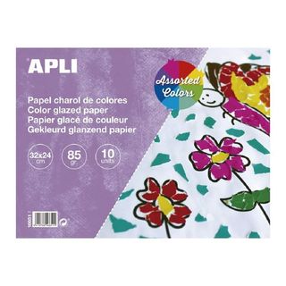 Bloc de Papiers glacés Colorés