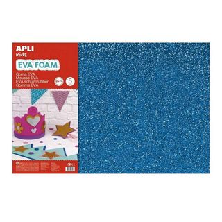 Mousse EVA - Bleue Pailletée