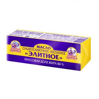 Კარაქი Მოტკბო Ნაღების Უმარილო  Ელიტური  Ც.მ.წ. 84,5% Ფოლგა  180 Გ Ნაჭერი