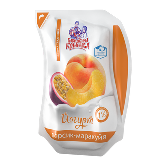 Იოგურტი Ხილის Შემავსბლით "ატამი-მარაკუია" Ც.მ.წ. 1% 800 Გრ