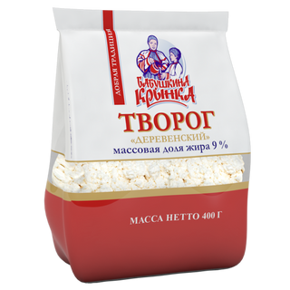 Ხაჭო "სოფლის " Ც.მ.წ. 9% Სამნაკერიანი Პაკეტი Მაფიქსირებელი Სარქველით) 400 Გ