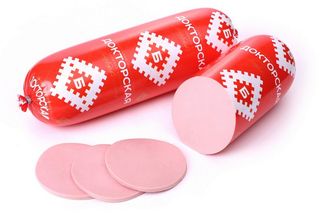 Ძეხვი "საექიმო" Მოხარშული. Ძეხვეული Ნაწარმიხორცის. Უ/ხ 400 Გ (გოფრა)