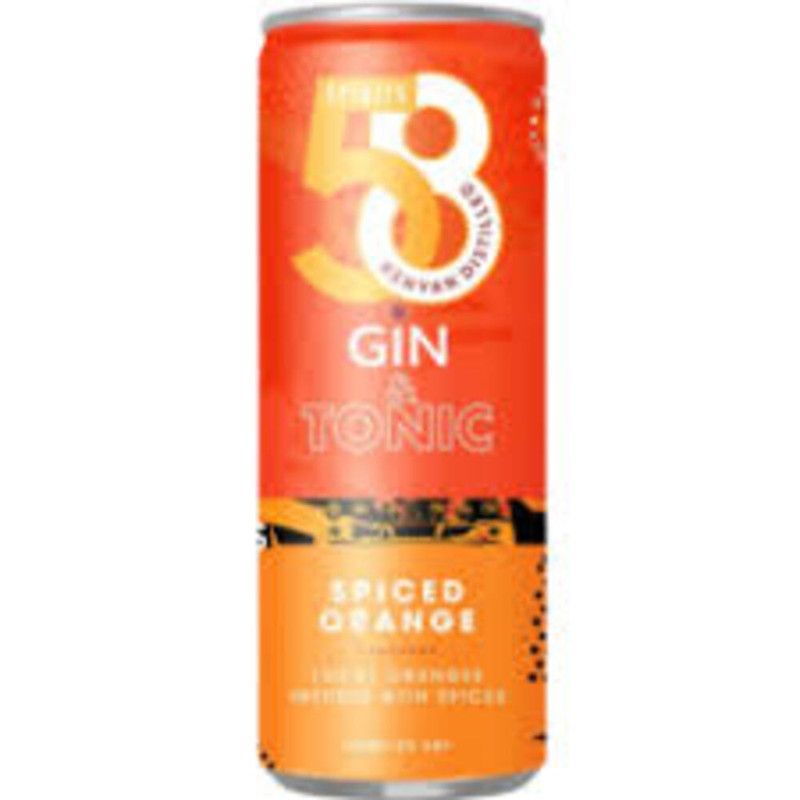 58 Gin & Tonic Spiced Orange 330Ml