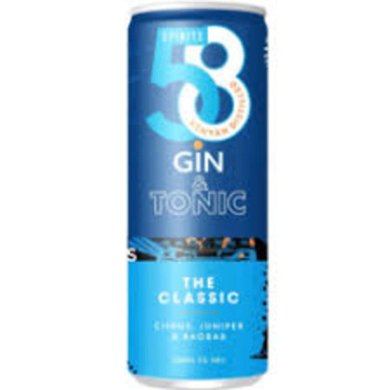 58 Gin & Tonic Classic 330Ml