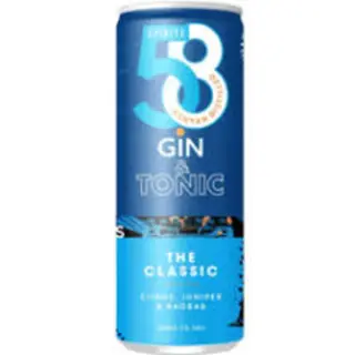 58 Gin & Tonic Classic 330Ml