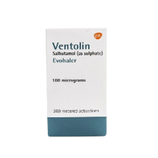 VENTOLIN INHALER 100MCG*200