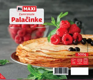 Zamrznute palacinke Maxi 500g