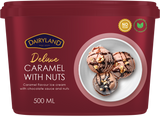 Dairyland Deluxe Caramel With Nuts 500ML