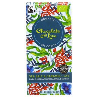 Choco 55% sal mar Chocolate Love 80g ECO