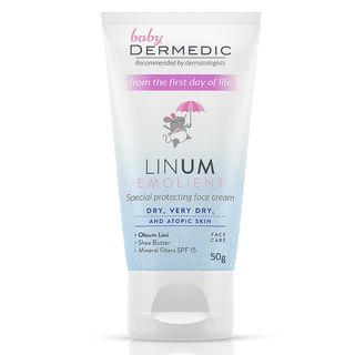 DERMEDIC Linum Baby Zaštitna Krema SPF 15, 50g
