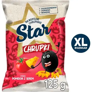 Chrupki o smaku pomidor z serem 125g