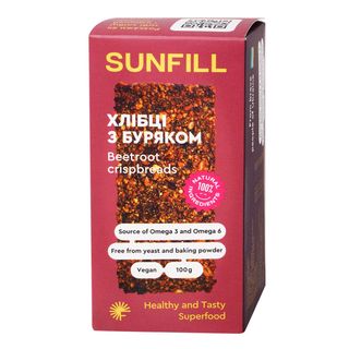 Хлібці SunFill з буряком 100 г