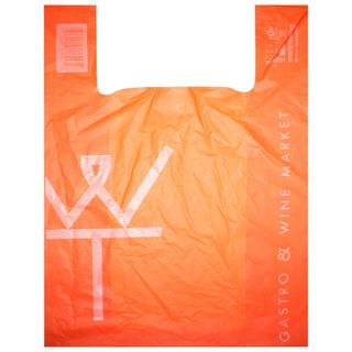 Пакет біорозкладний 400(100*2)*40*600 помаранчевий 1 шт