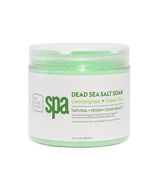 BCL Lemongrass + green tea dead sea salt soak 454 g