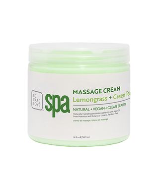BCL Lemongrass + green tea massage cream 473g