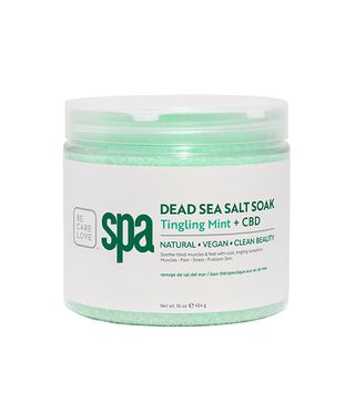 BCL Mint + CBD dead sea salt soak 454 g