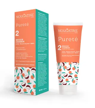NOUGATINE Purete N°2 - Charcoal face mask 40ml