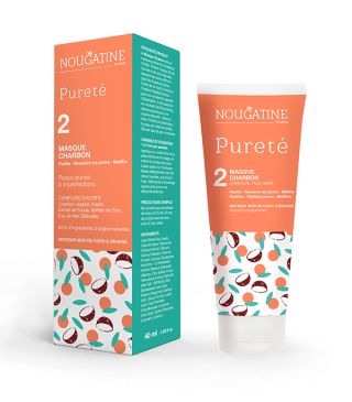 NOUGATINE Purete N°2 - Charcoal face mask 40ml