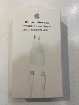 Iphone 20w Usb-c Power Adapter Usb-c Lightning Cable (ორიგინალის  Რეპლიკა)