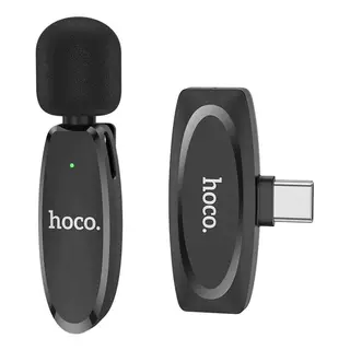 Მიკროფონი Hoco L15 Type-c Crystal Lavalier Wireless Digital Microphone - 5778