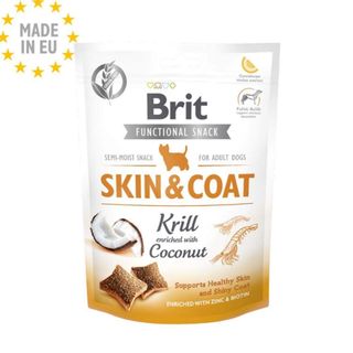 Brit care dog snacks skin and coat 150g