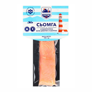 Сьомга шматок с/с н/ш 180 г