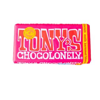 Молочний шоколад з карамеллю та печивом ТМ TONY'S 180 г
