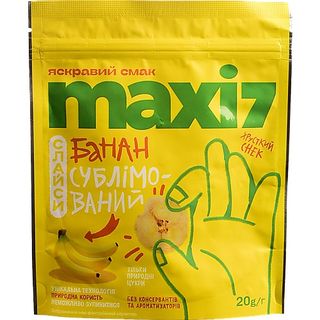 Банан Maxi 7 20г сублімований слайси