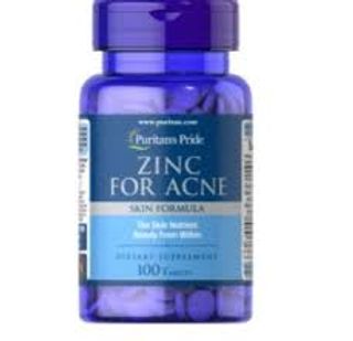 P/Pride Zinc For Acne *100Tabs