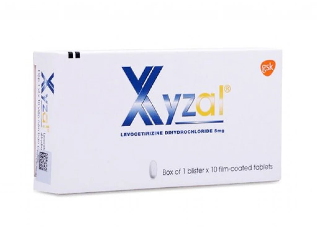 Xyzal 5Mg Tablets X 10