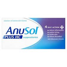 ANUSOL HC SUPPOSITORIES x6