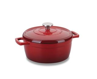 Korkmaz A2829-1 Casta Grill Casserole 24x10,5 Cm Red