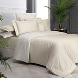 Double Bed Linen; 300tc Saten;   Adam Beige